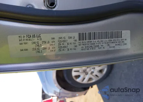 2018 Dodge Journey Se из США, поврежденный, VIN 3C4PDCAB6JT363895